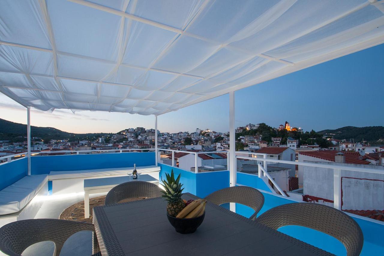 Capolavoro, Boutique Apartment With Unique Rooftop Città di Skiathos Esterno foto