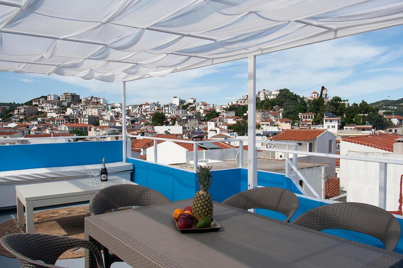 Capolavoro, Boutique Apartment With Unique Rooftop Città di Skiathos Esterno foto