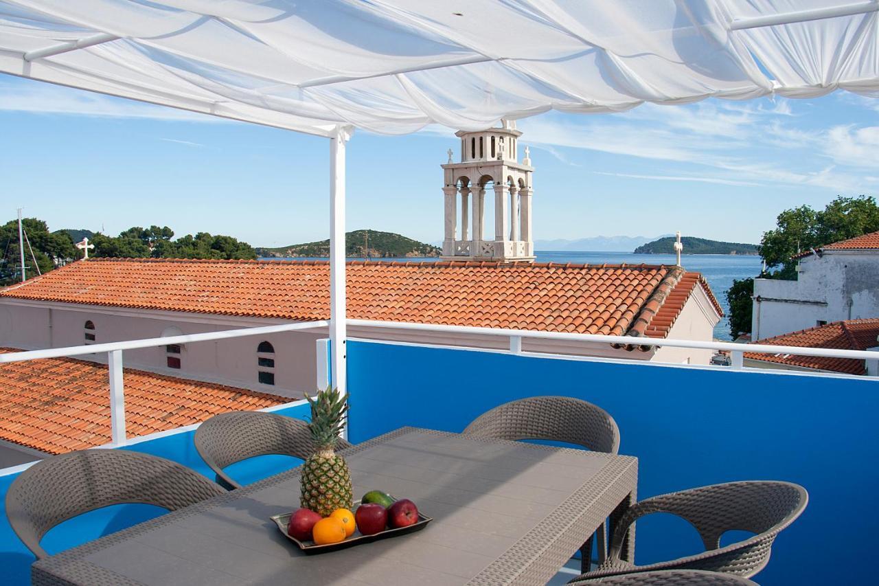 Capolavoro, Boutique Apartment With Unique Rooftop Città di Skiathos Esterno foto