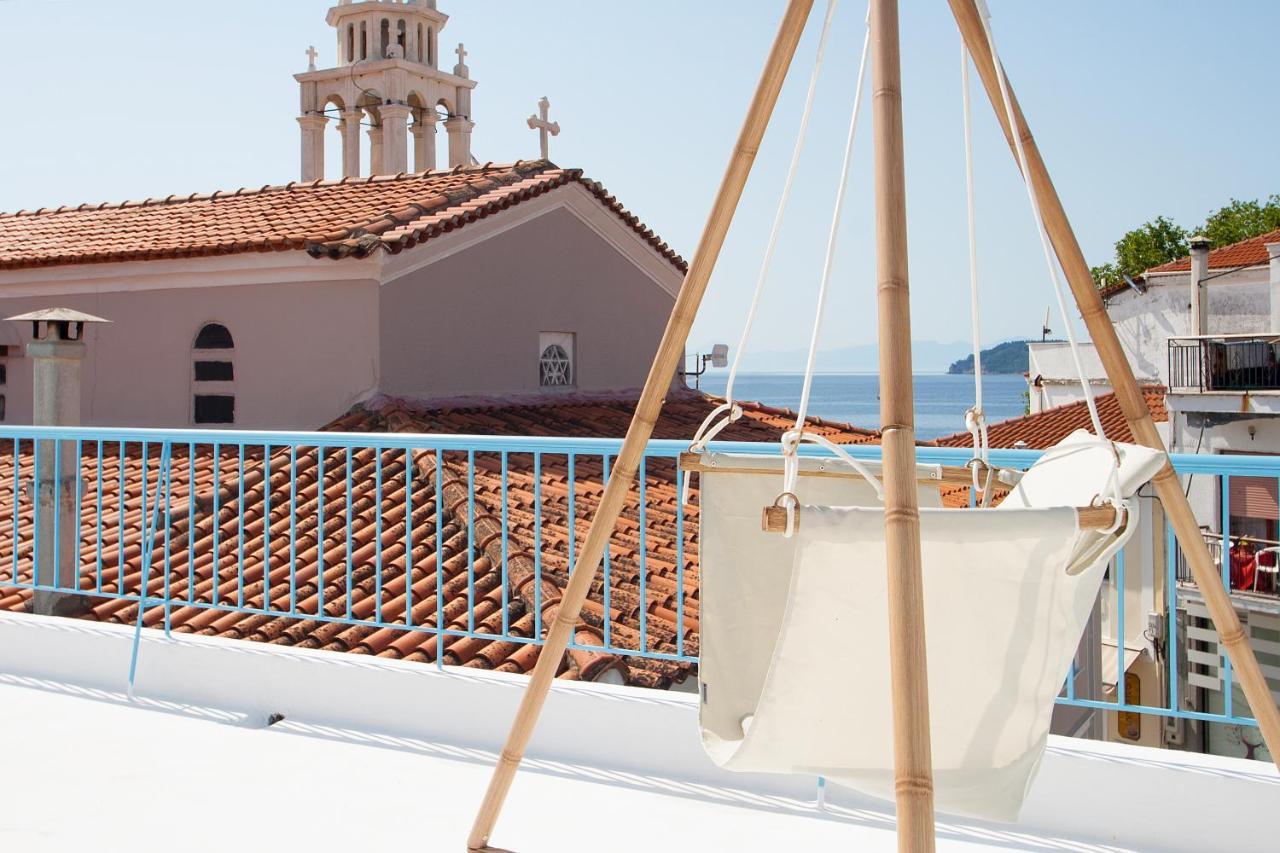 Capolavoro, Boutique Apartment With Unique Rooftop Città di Skiathos Esterno foto