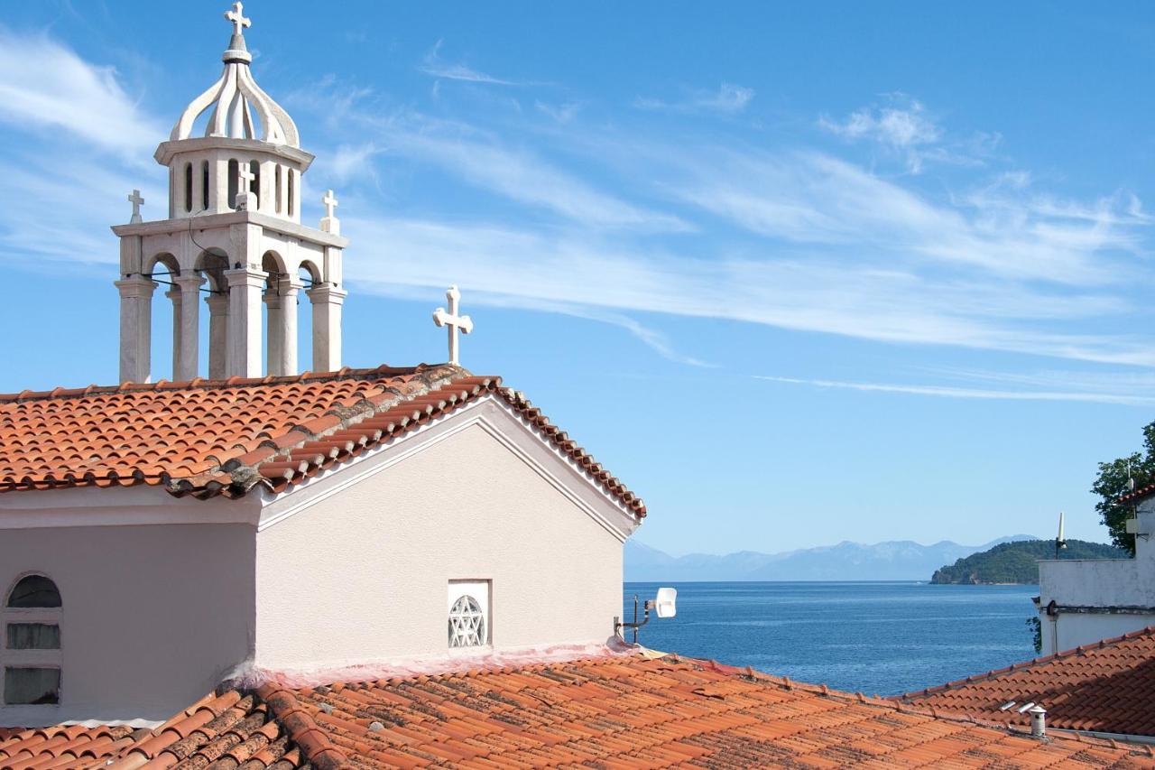 Capolavoro, Boutique Apartment With Unique Rooftop Città di Skiathos Esterno foto