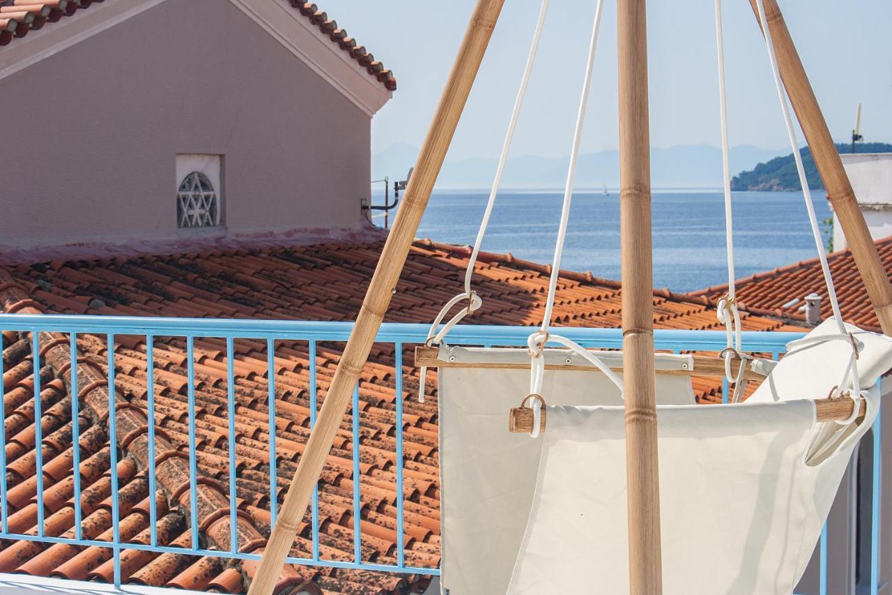 Capolavoro, Boutique Apartment With Unique Rooftop Città di Skiathos Esterno foto