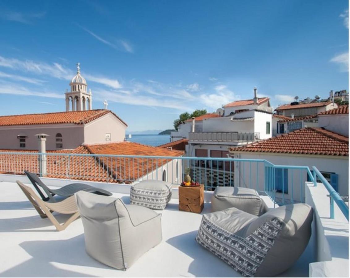 Capolavoro, Boutique Apartment With Unique Rooftop Città di Skiathos Esterno foto
